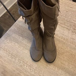 Steve Madden Girls Zipper Riding Boots
